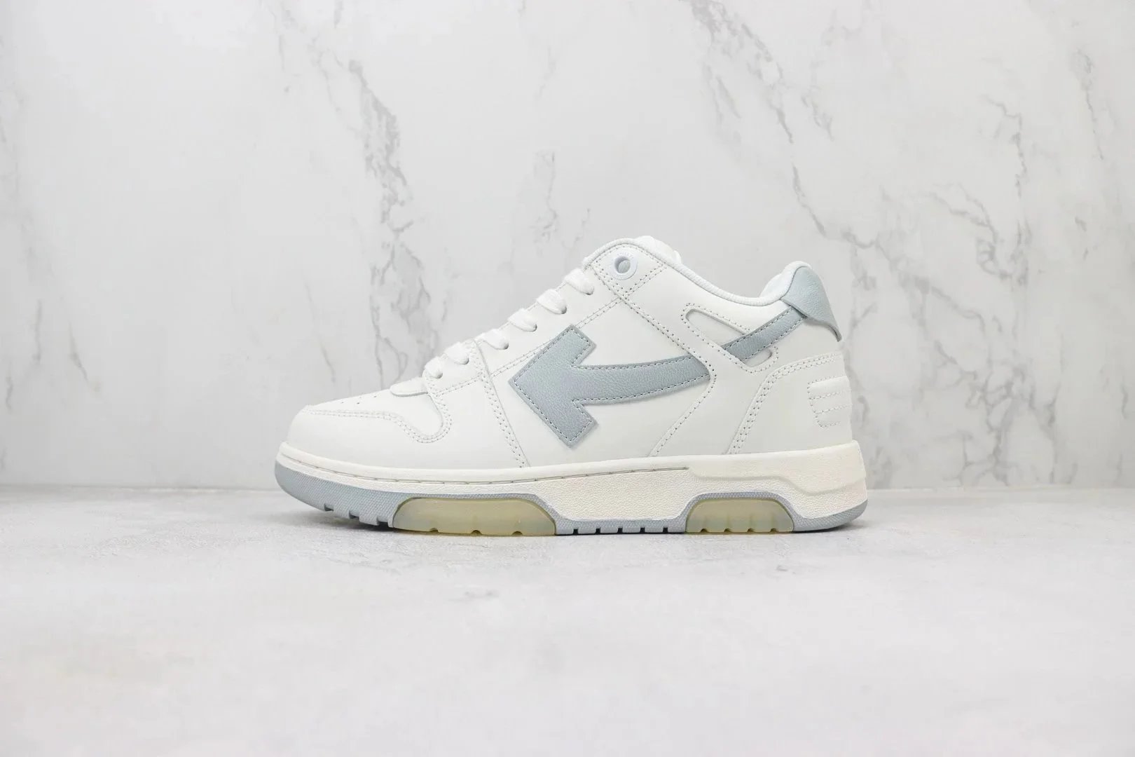 Off-White c/o Virgil Abloh Arrow Low Sneakers Black White Gray - 7