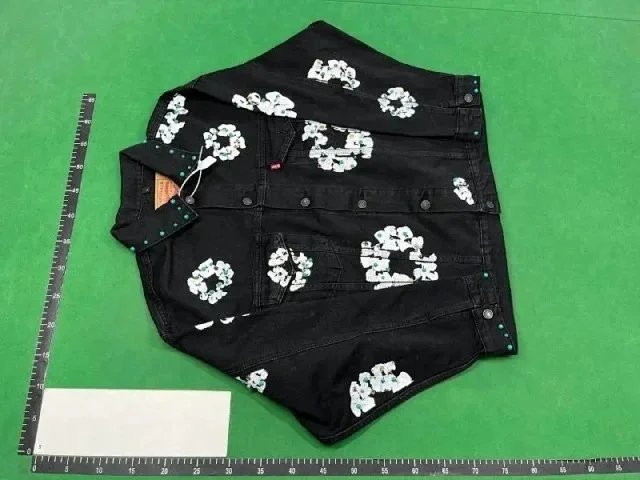 Gallery Dept. Floral Print Denim Jacket and Jeans Set - 4