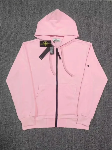 Stone Island Compass Patch Zip-Up Hoodie Navy - 10