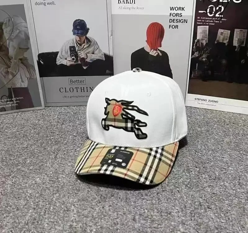 Burberry TB Monogram Baseball Cap Camel - 5