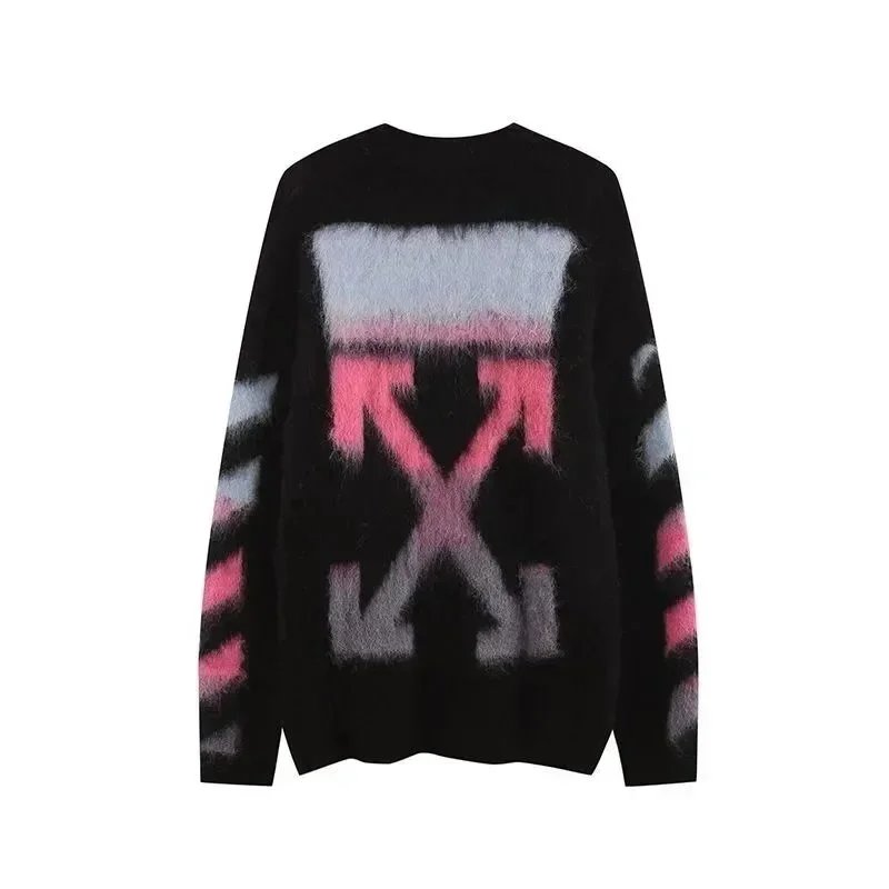 Off-White Gradient Arrow Knit Sweater - 4