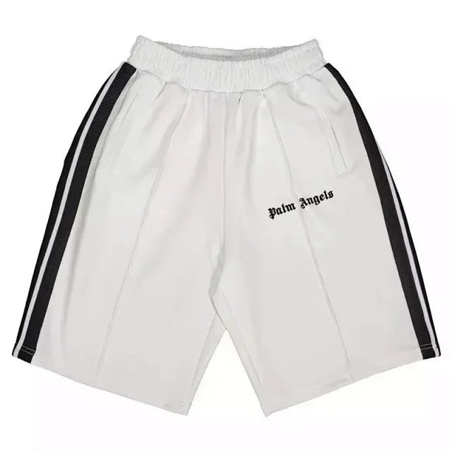 Angels Yellow Track Shorts with Side Stripes - 11