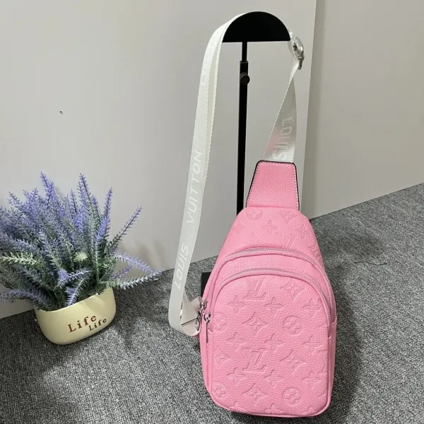Louis Vuitton Monogram Empreinte Bumbag Pink Belt Bag - 1