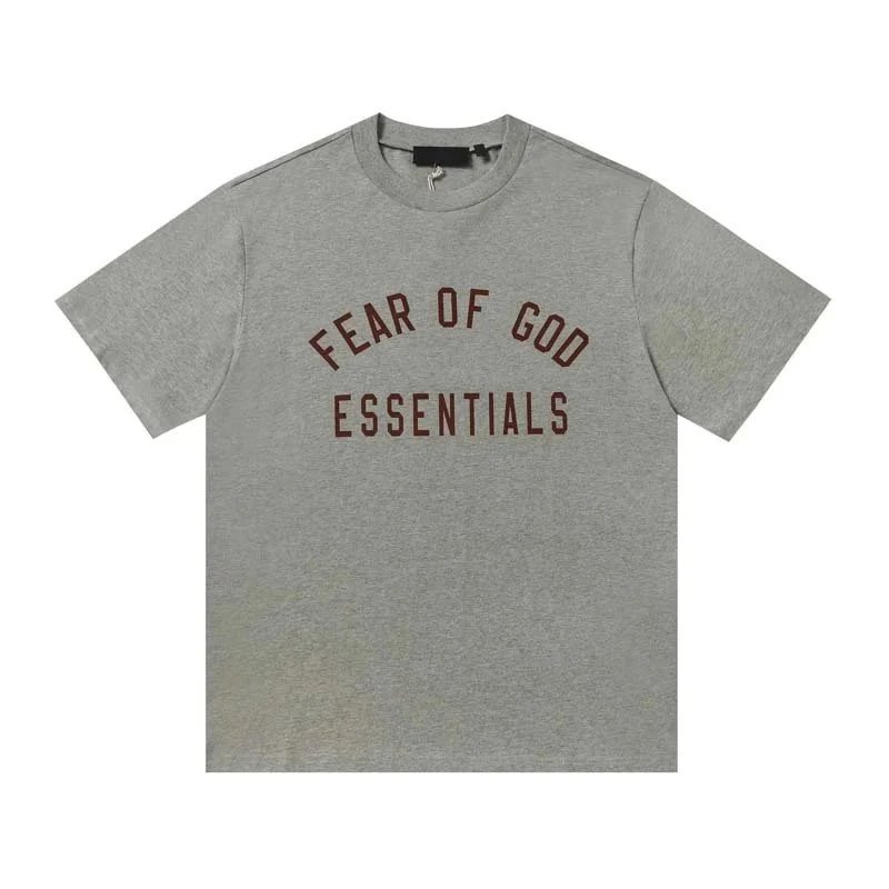Fear of God Essentials Arch Logo Gray T-Shirt - 4