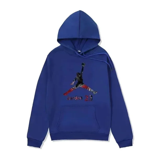 Air Jordan Jumpman Embroidered Hoodie Royal Blue - 1