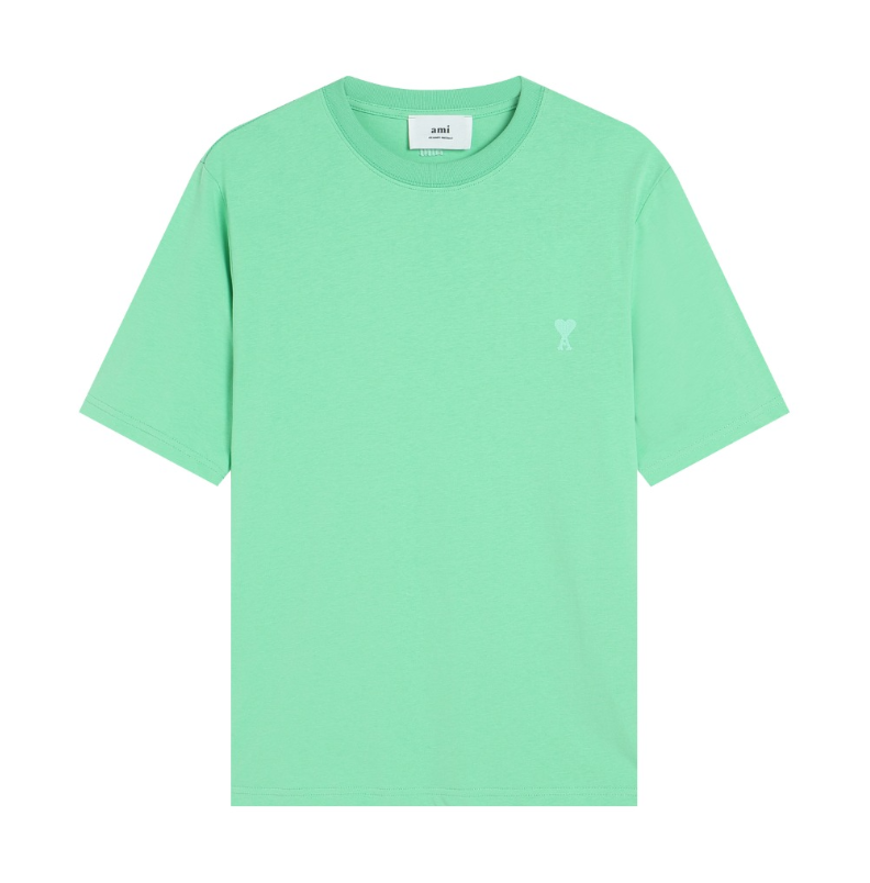 Ami Paris Heart A Logo T-Shirt Red - 6