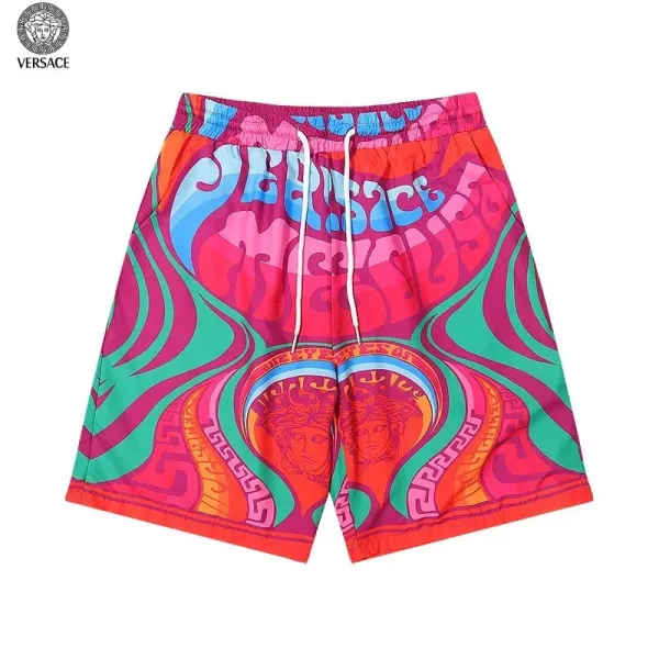 Versace Medusa Psychedelic Print Swim Shorts Multicolor - 1