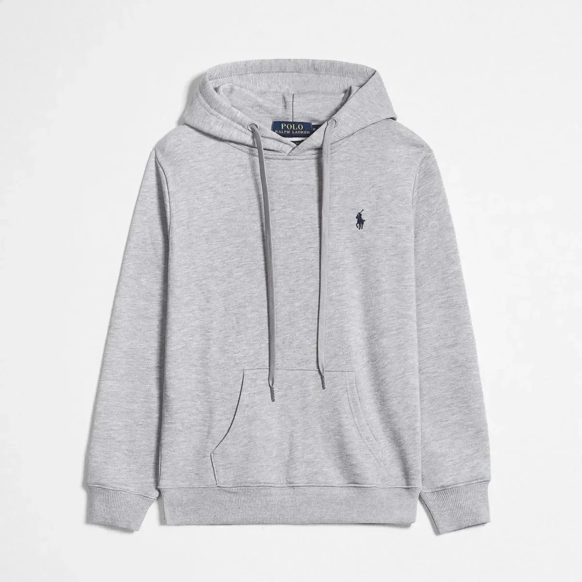 Design Embroidered Cartoon Hoodie Gray - 9