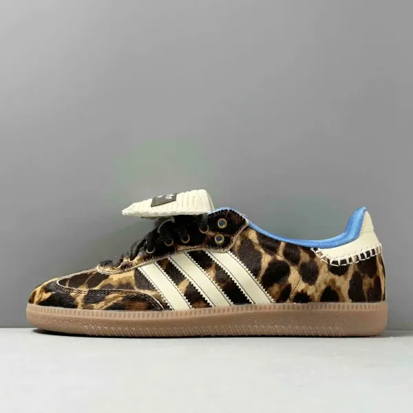 Adidas Originals Samba OG Leopard Print Beige Sneakers - 1