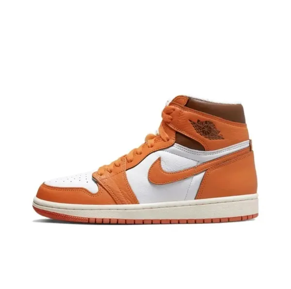 Air Jordan 1 High OG Orange Toe Sneakers - 1