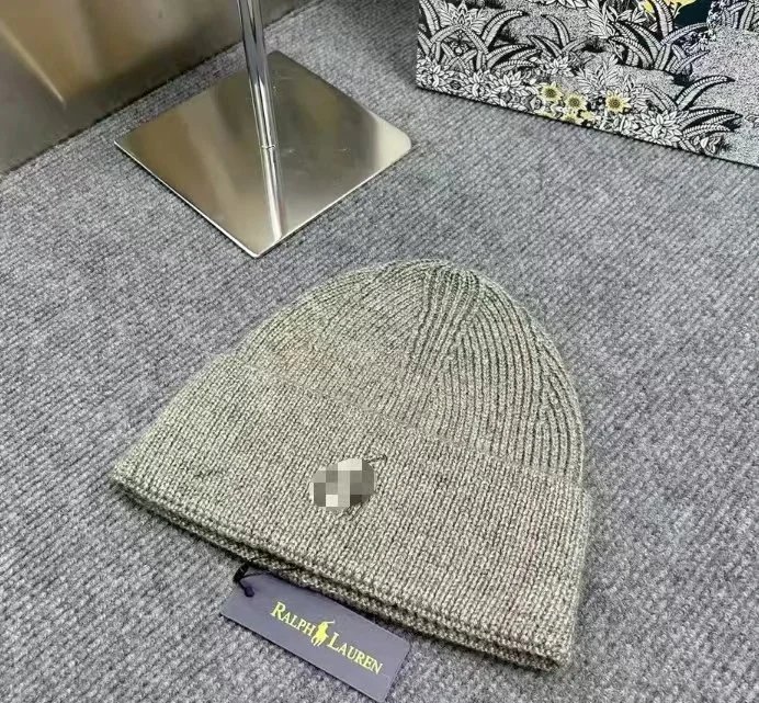 Moncler Genius Beanie in Beige with Pixelated Logo - 4