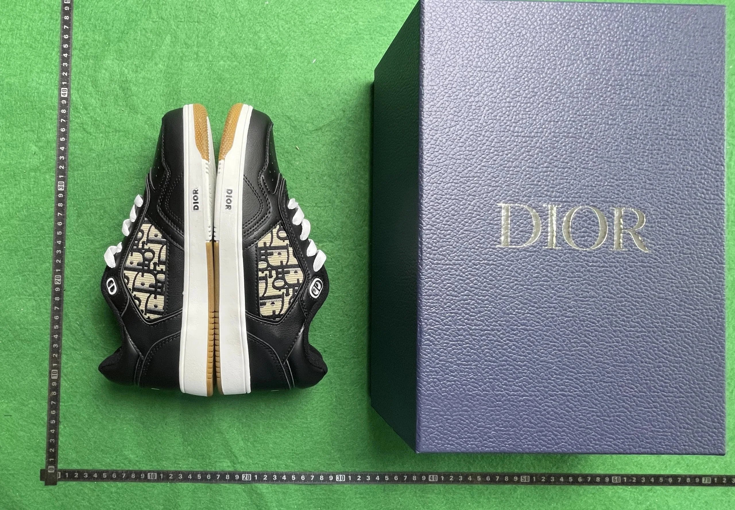 Dior B23 Oblique Beige Sneakers - 5