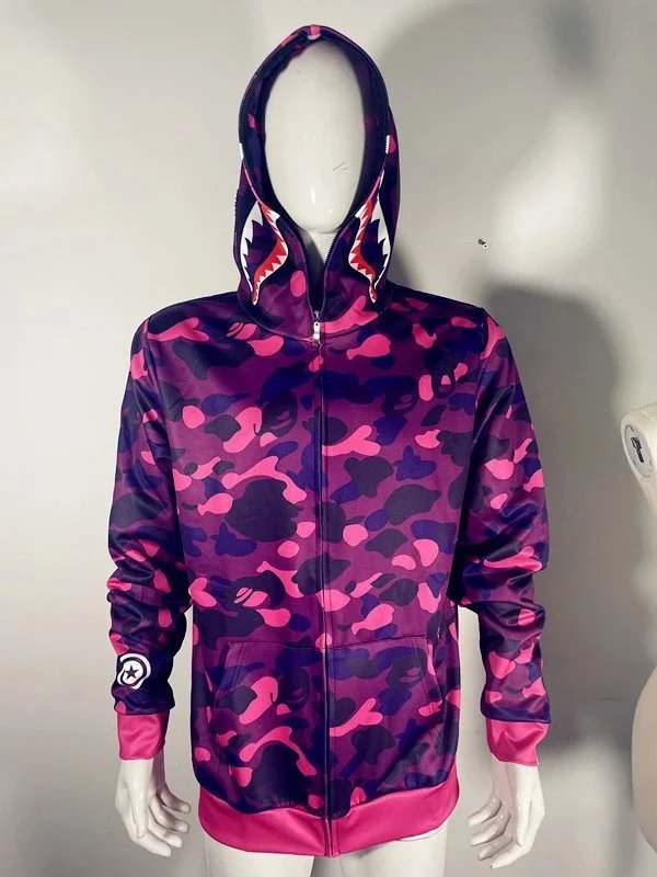 A Bathing Ape ABC Camo Full-Zip Hoodie Multicolor - 6