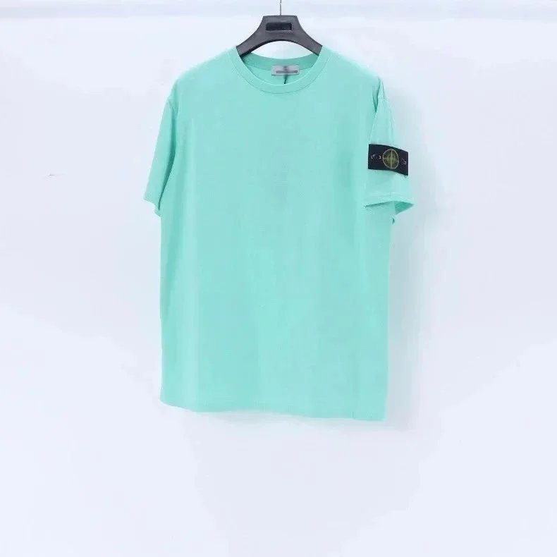 Stone Island White T-Shirt with Compass Patch - 9
