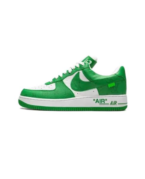 Nike x Off-White Air Force 1 Low Volt Green Sneakers - 1