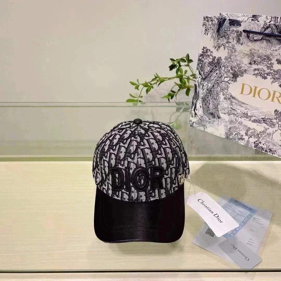 Fendi FF Logo Print White Baseball Cap - 5