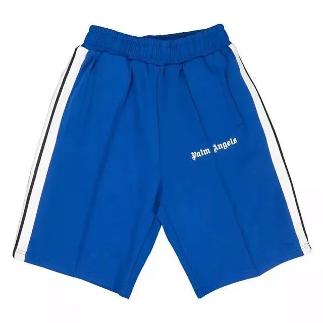 Angels Yellow Track Shorts with Side Stripes - 10