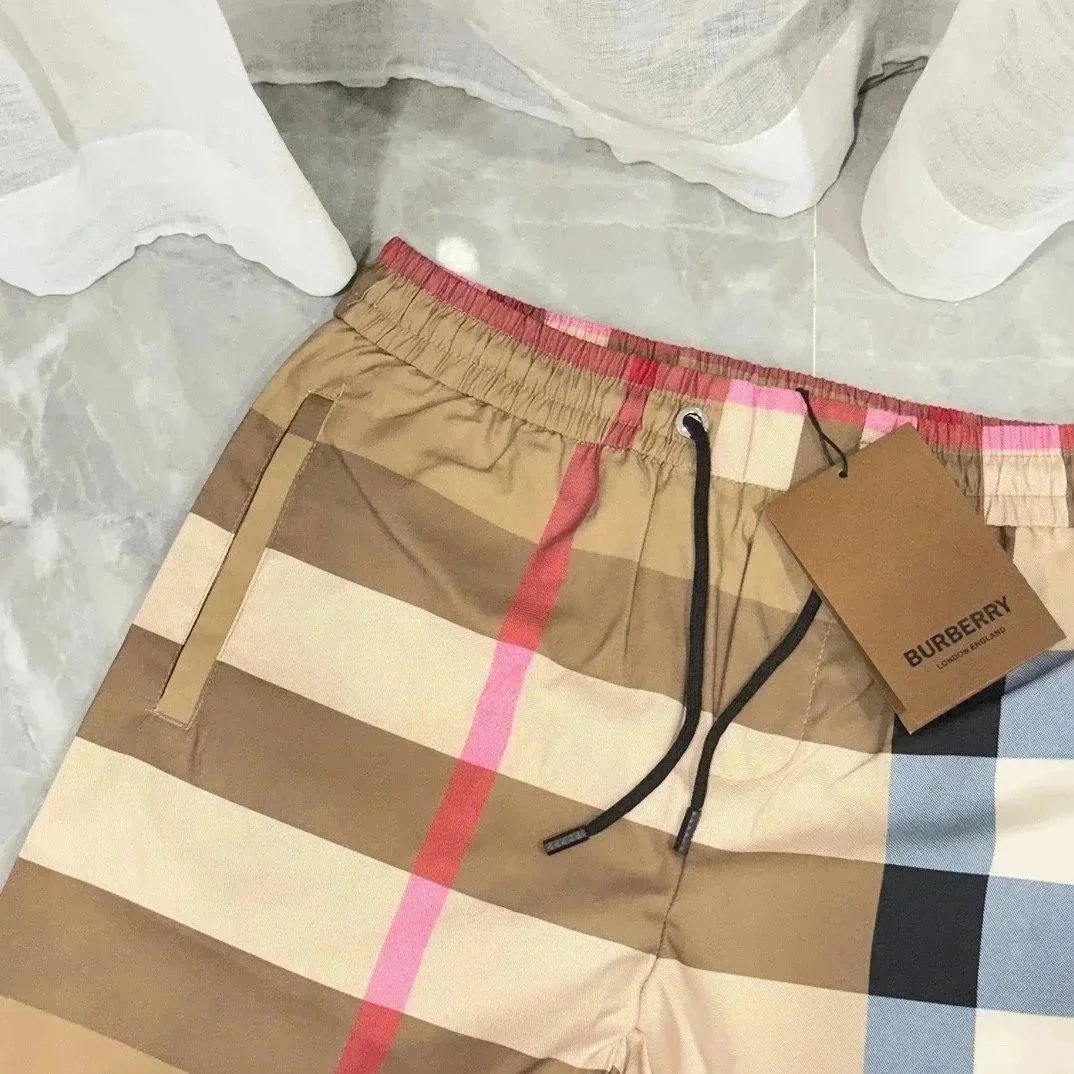 Burberry Monogram-Print Cotton Shorts Black - 5