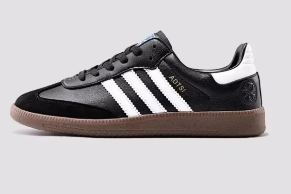 Adidas Originals Samba Classic Black White Brown Sneakers - 1