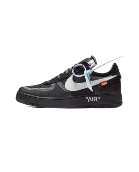 Nike x Off-White Air Force 1 Low Black Sneakers - 1