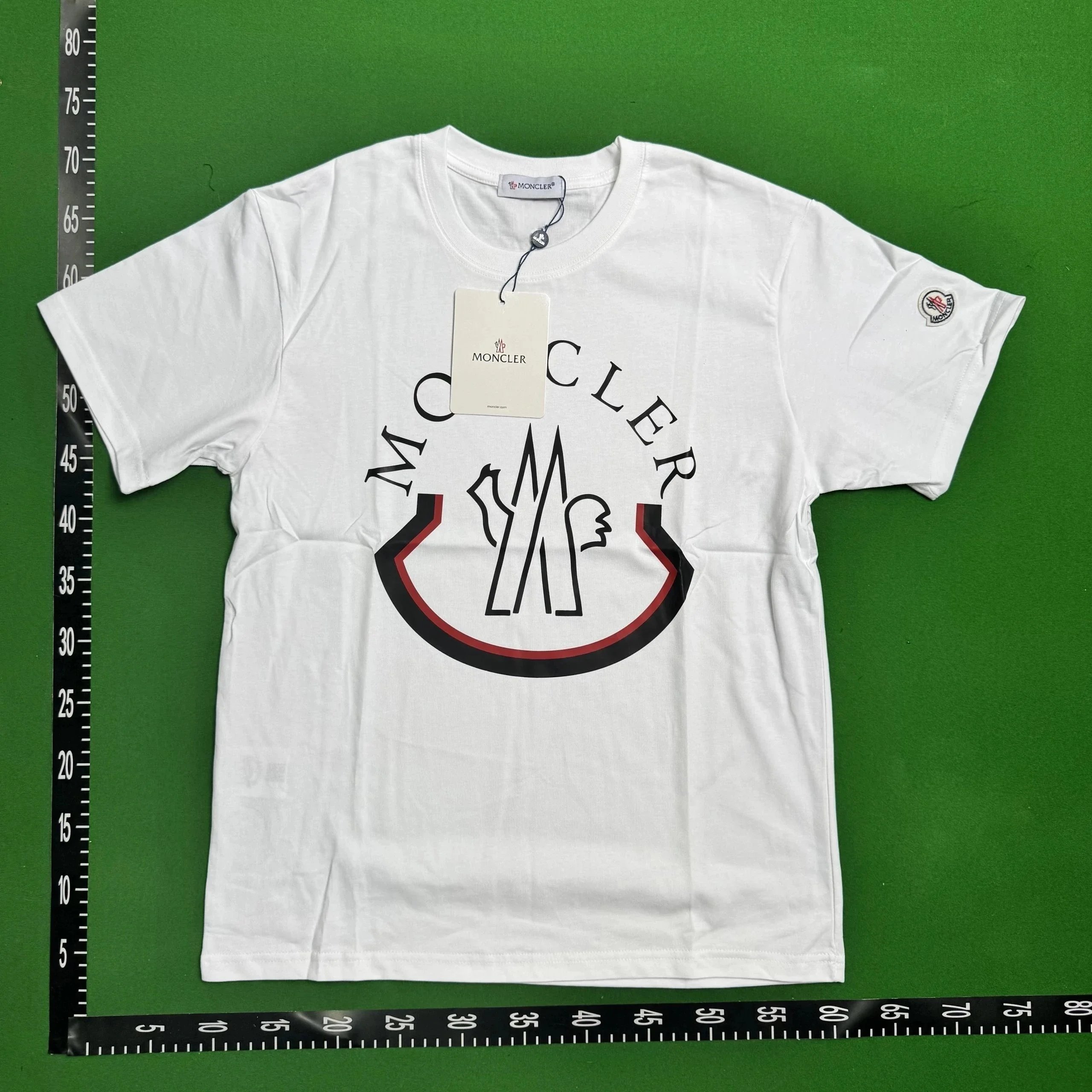 Moncler Logo Graphic Print White T-Shirt - 1