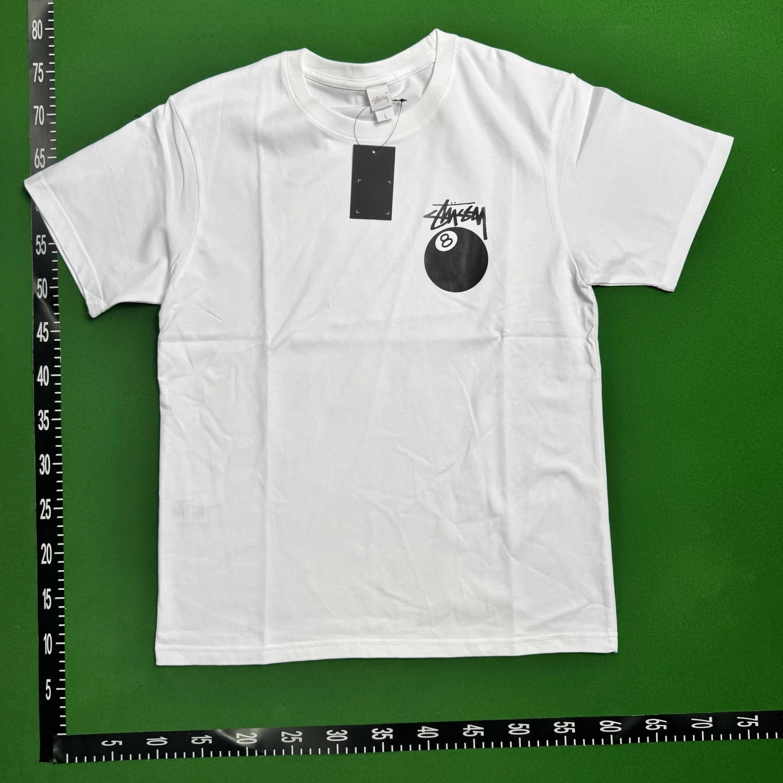 Stussy 8 Ball Graphic White T-Shirt - 10