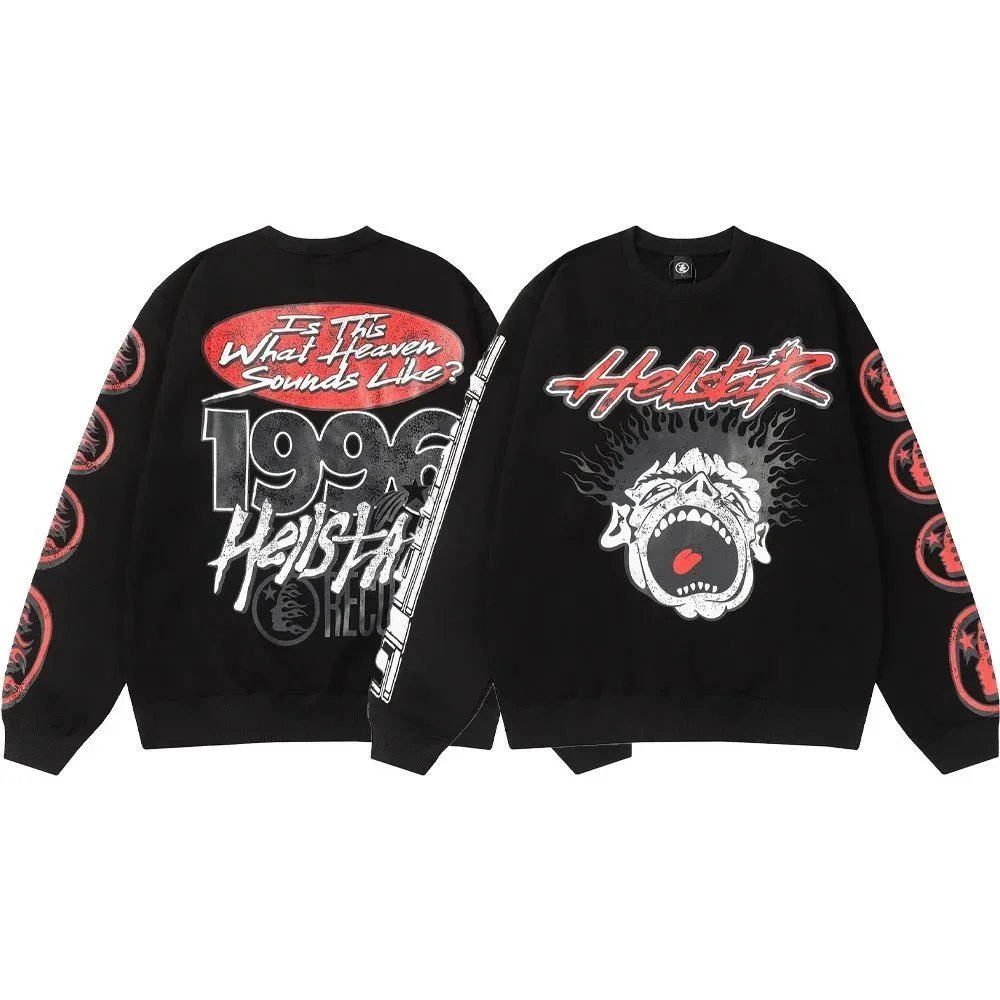 Hellstar x Imposter London 1996 Graphic Hoodie Black - 1