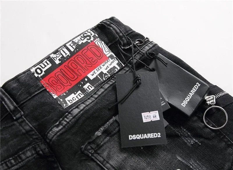 Gallery Dept. Distressed Star Embroidery Light Wash Jeans - 3
