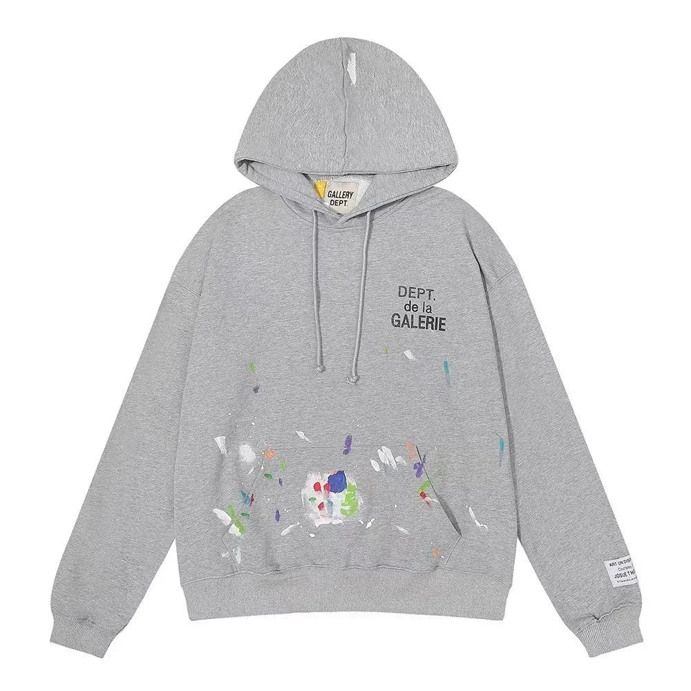 Gallery Dept. Logo Hoodie Gray - 9