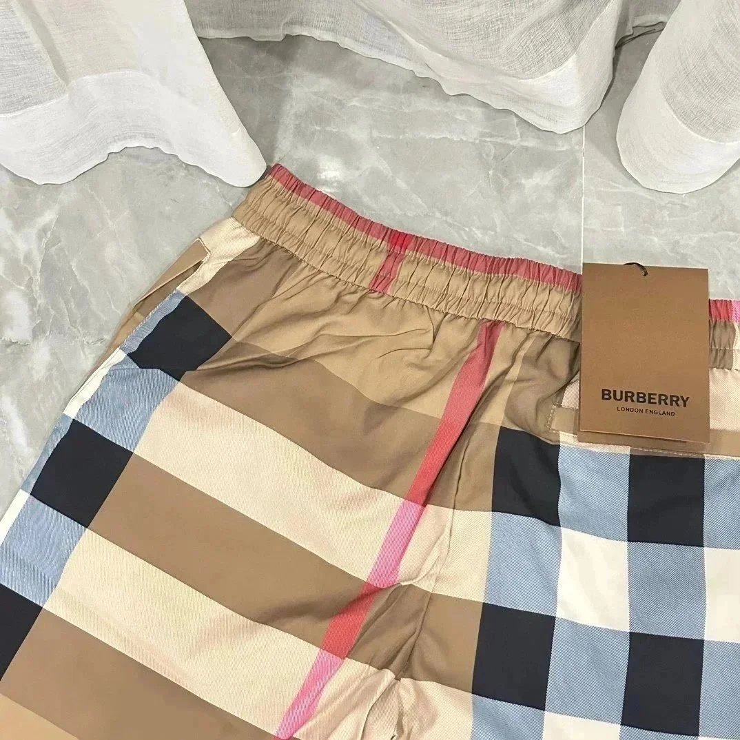 Burberry Monogram-Print Cotton Shorts Black - 8
