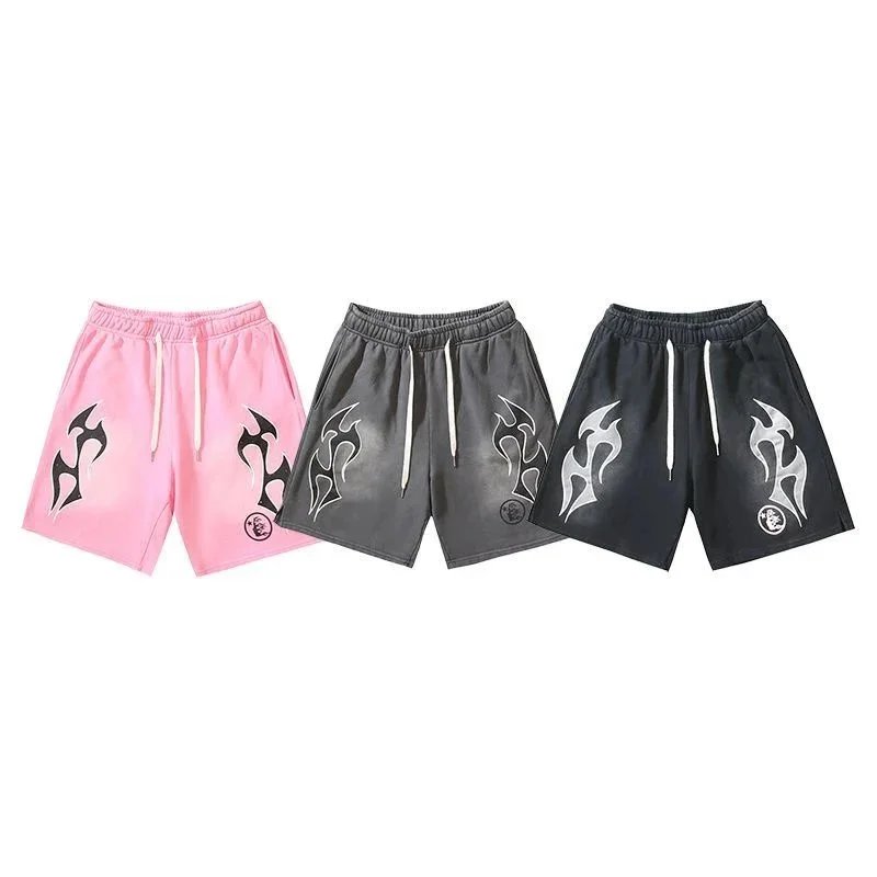 Hellstar The Path to Paradise Black Graphic Shorts - 3