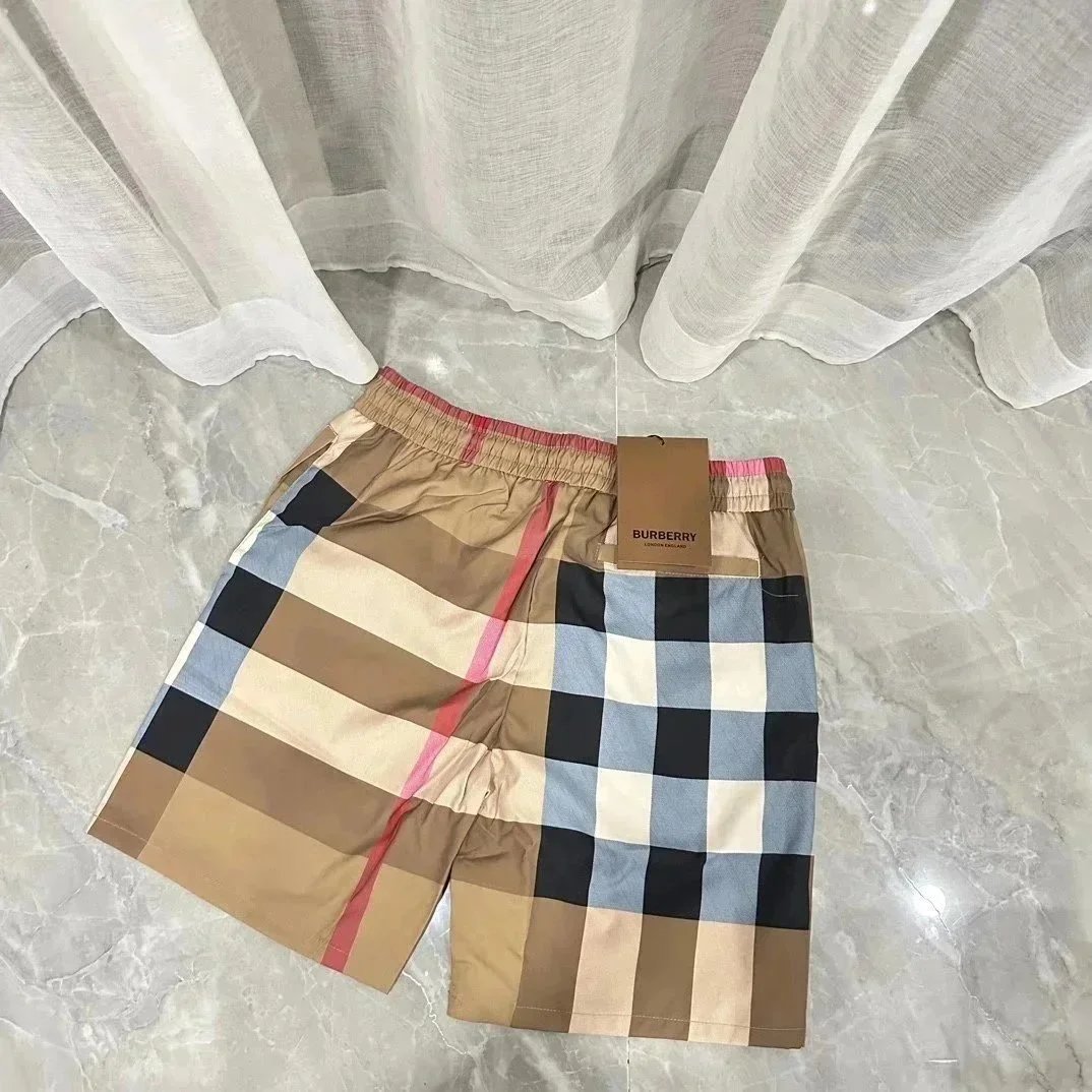 Burberry Monogram-Print Cotton Shorts Black - 3