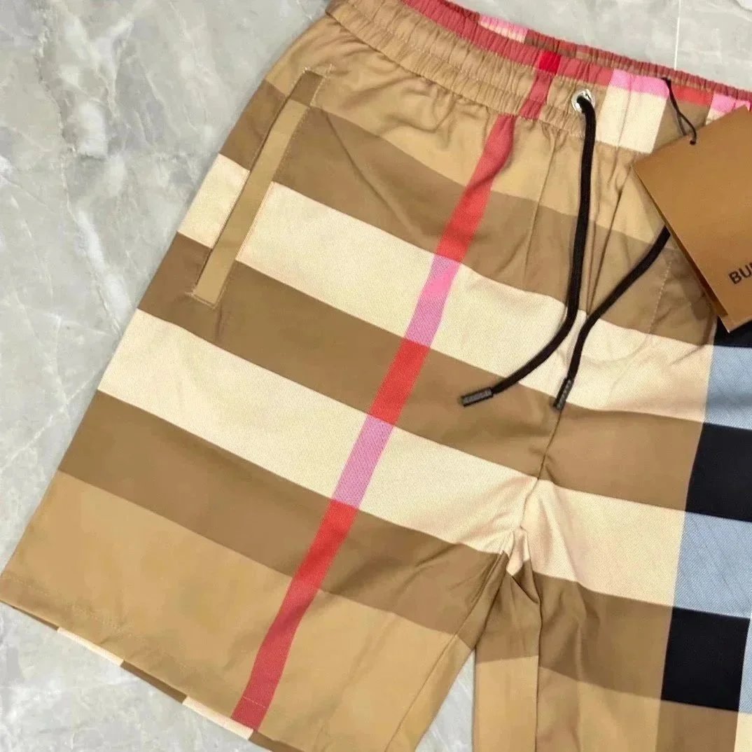Burberry Monogram-Print Cotton Shorts Black - 6
