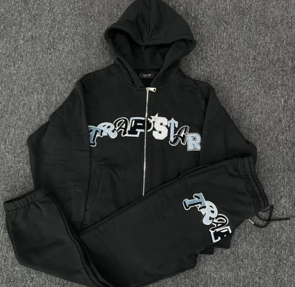 Trapstar Black Tech Windbreaker and Cargo Pant Set - 10