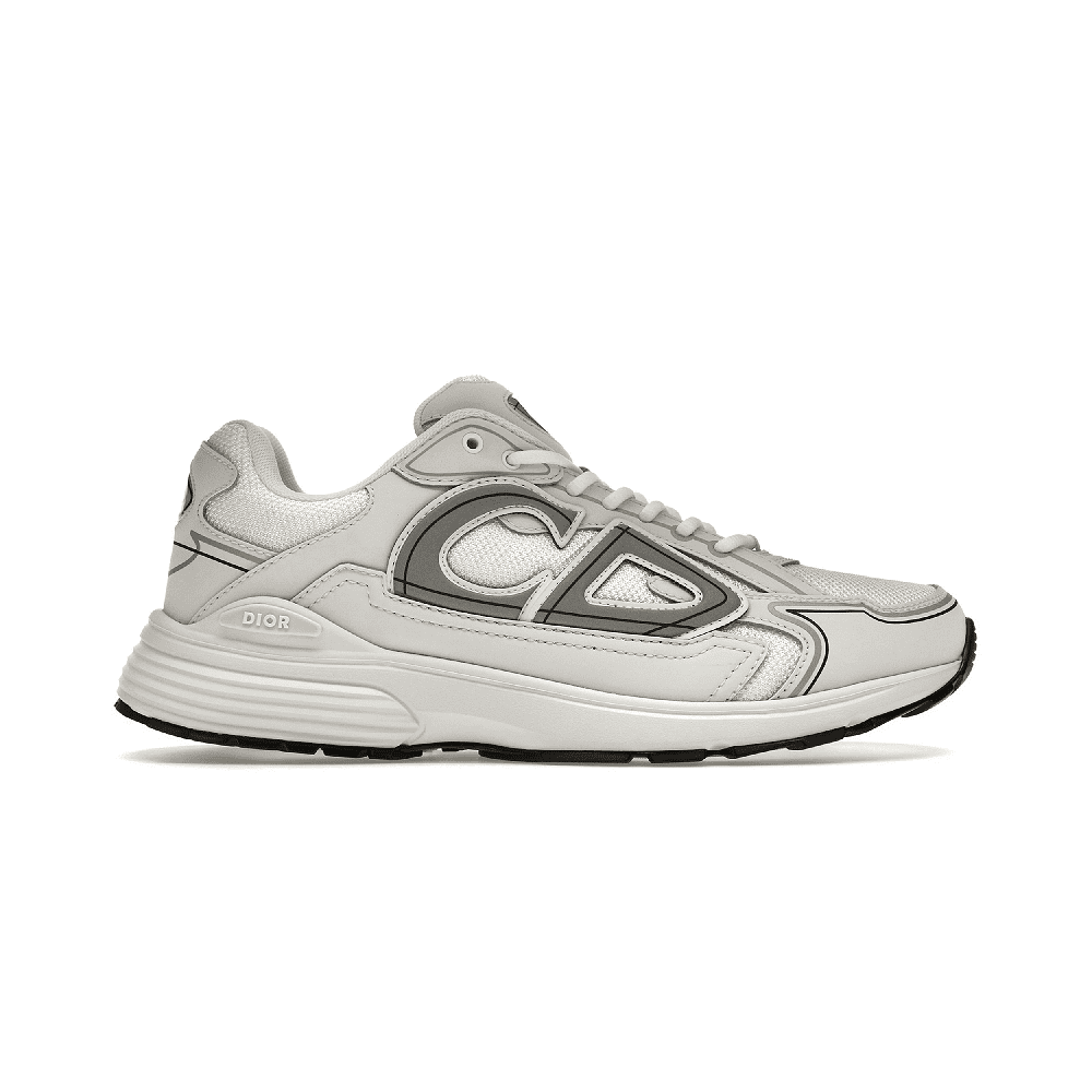 Dior B23 Low White Gray Sneakers - 1