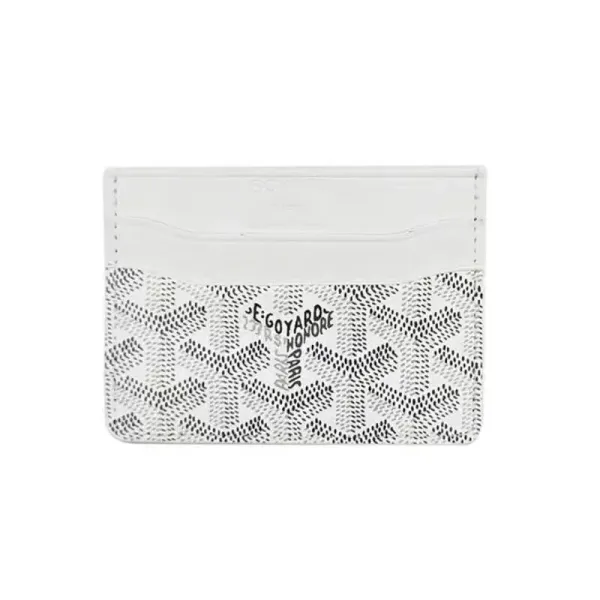 Goyard Saint-Honoré Card Holder White - 1