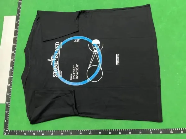 Stone Island Eclipse Graphic Print Black T-Shirt - 3