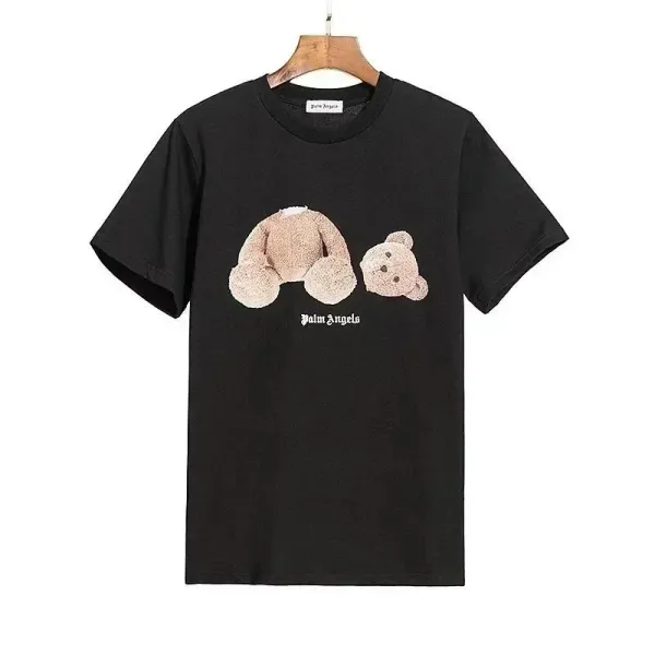 Palm Angels Teddy Bear Graphic Black T-Shirt - 1
