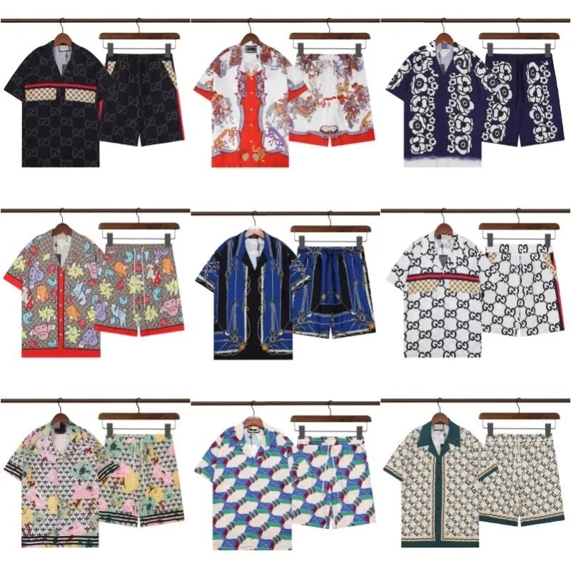 Versace Baroque Print Shirt and Shorts Set