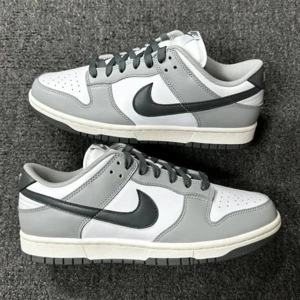 Nike Dunk Low Grey/White/Black Sneakers - 1