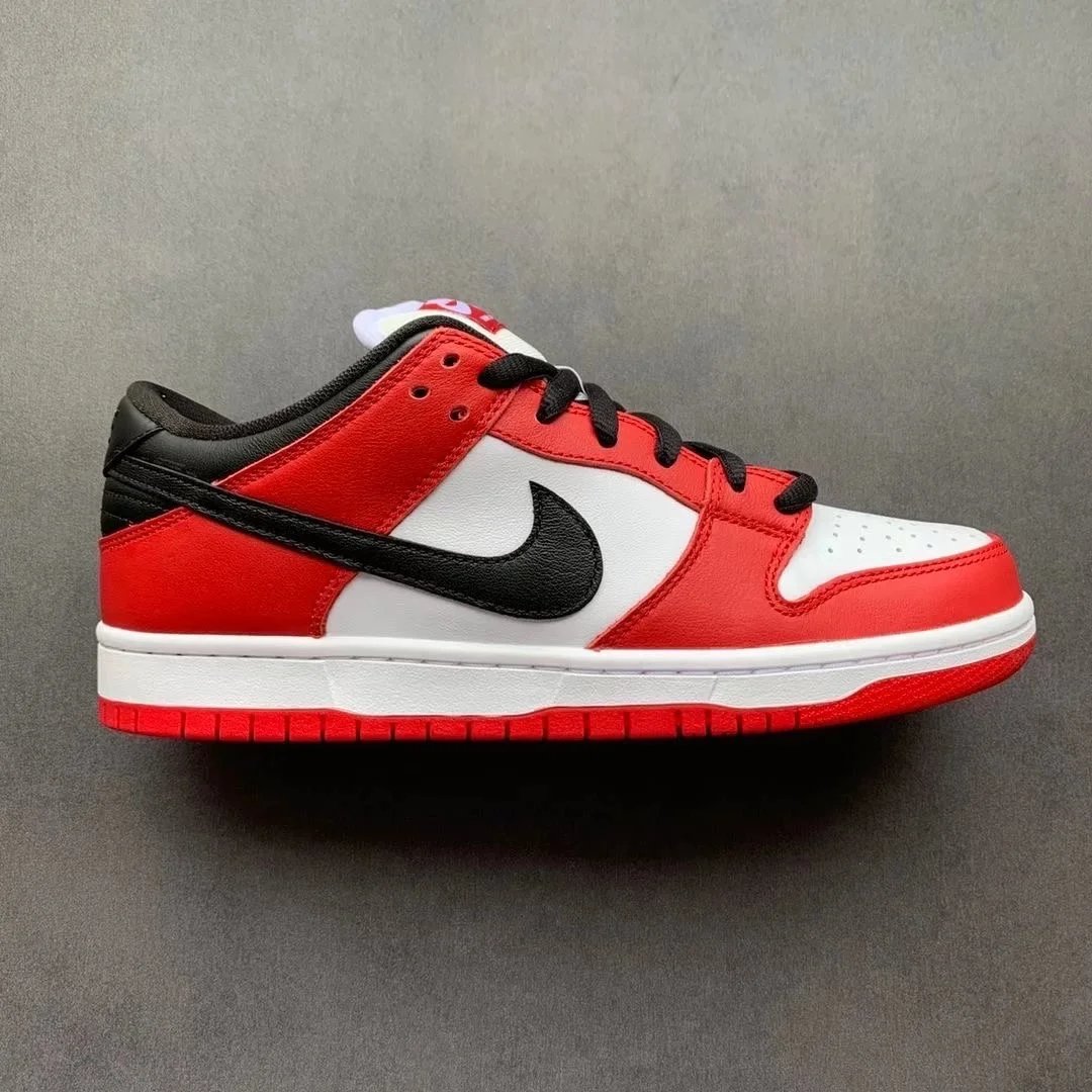 Nike SB Dunk Low Chicago Red/White/Black Sneakers - 1