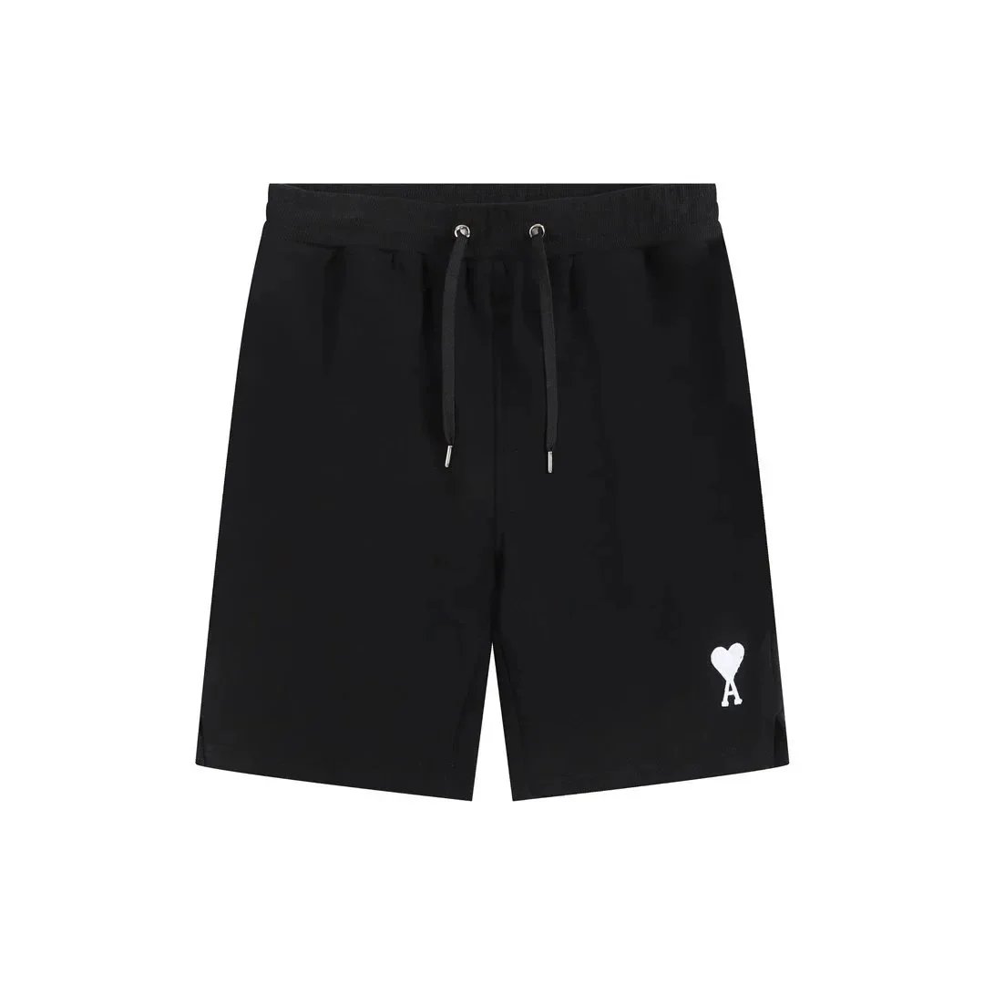 AMI Alexander McQueen Heart Logo Cotton Drawstring Shorts - 6/51