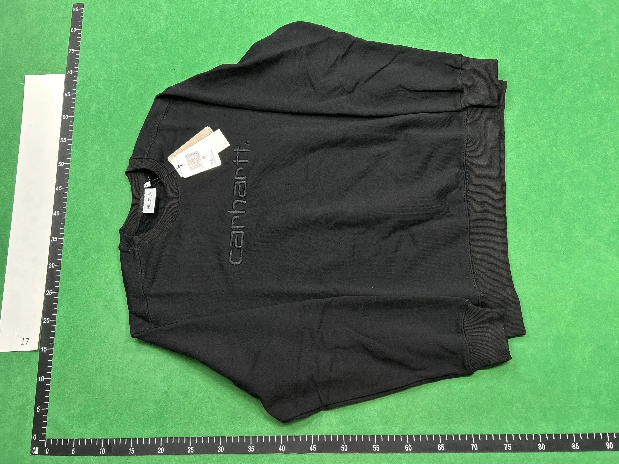 Carhartt WIP Script Logo Crewneck Black Sweatshirt - 6