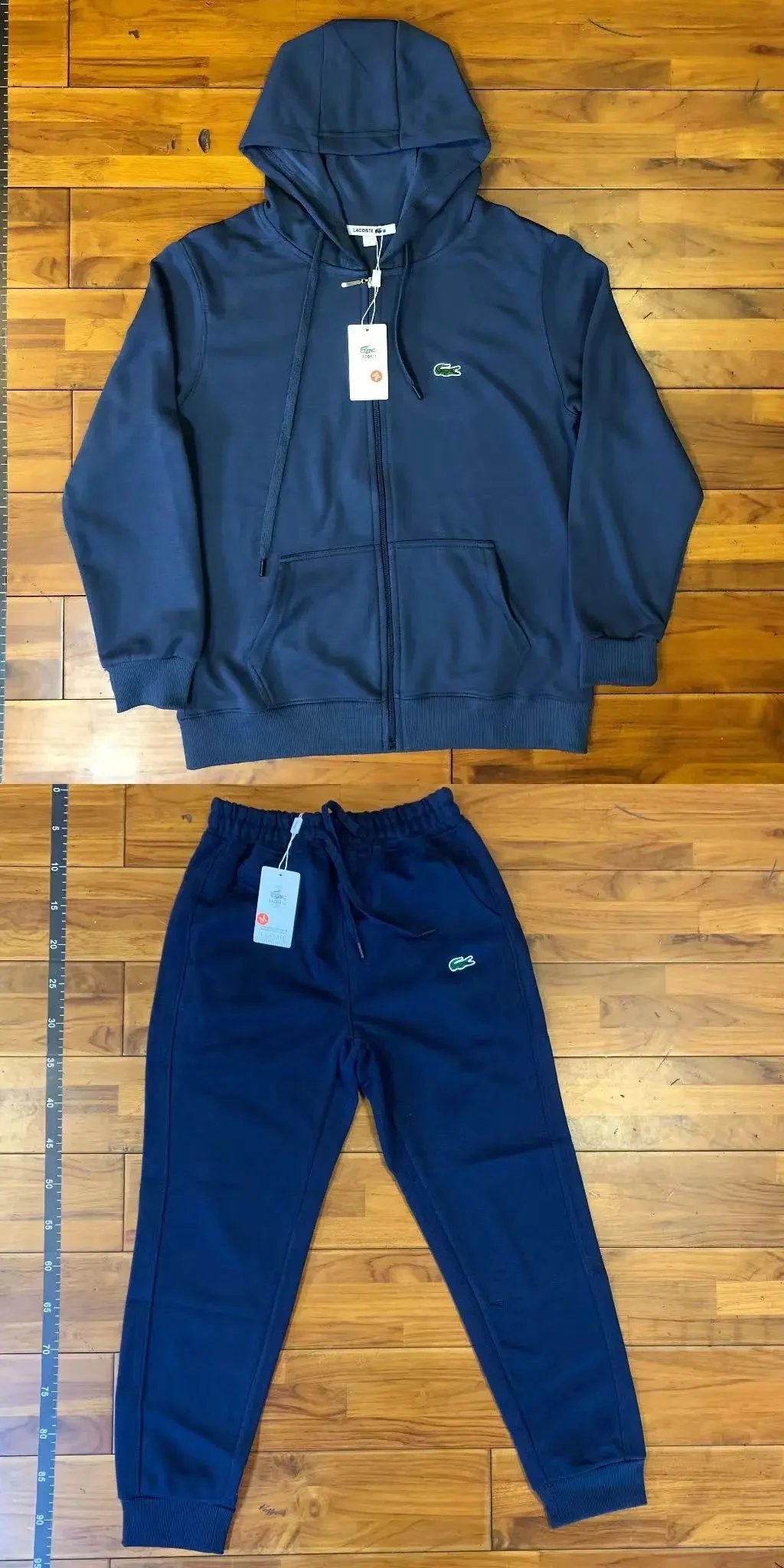 Polo Ralph Lauren Full-Zip Hoodie and Sweatpants Set Gray Tracksuit - 5