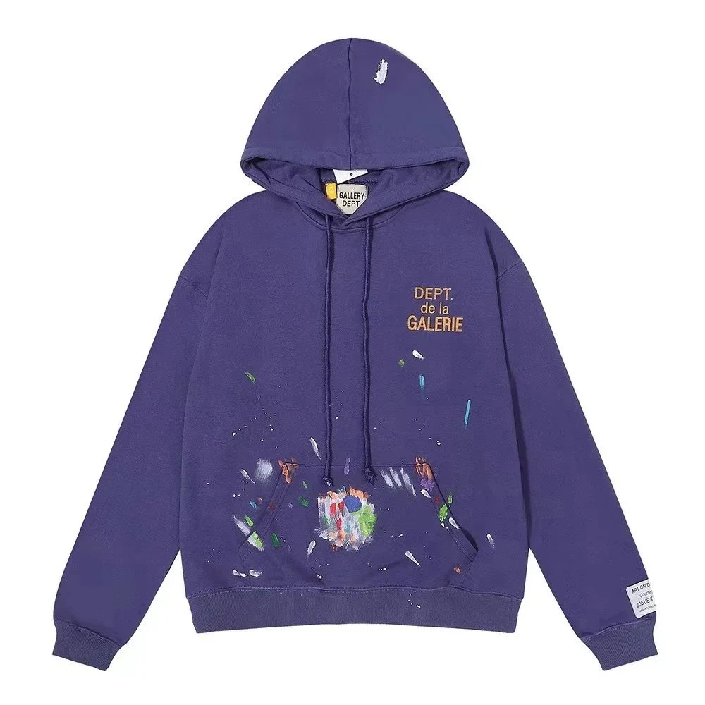 Gallery Dept. Logo Hoodie Gray - 8