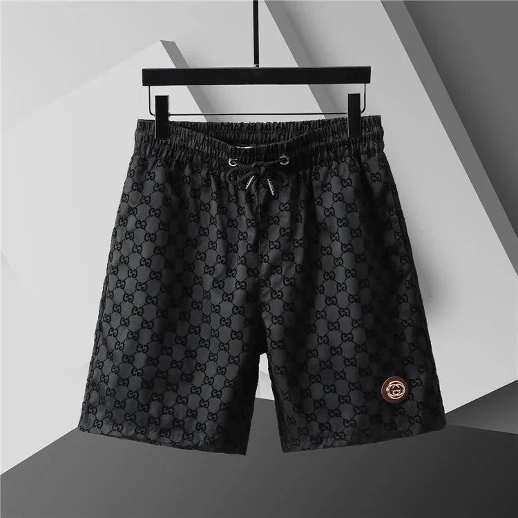 Gucci GG Monogram Print Swim Shorts Navy - 11