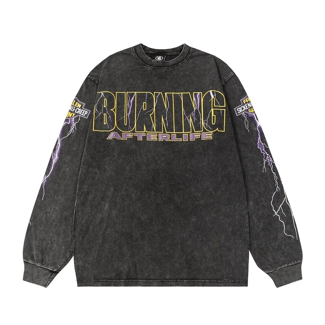 Hellstar Sports Graphic Print Black Hoodie - 4