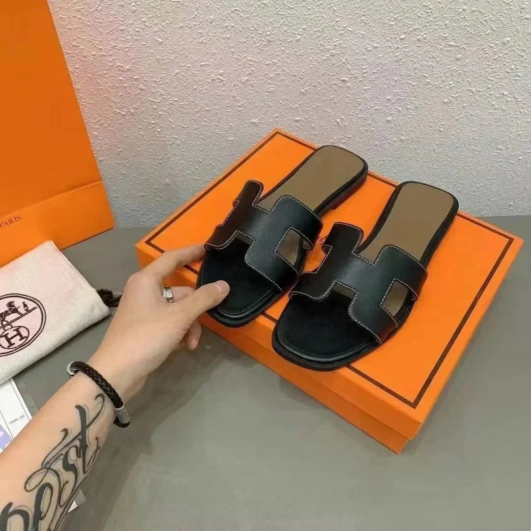 Hermès Oran Sandals Pale Pink Suede Slippers - 8