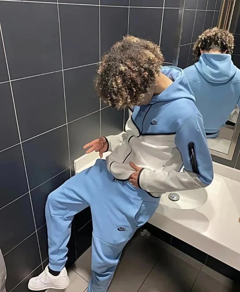 Nike Tech Fleece Hoodie and Sweatpants Set Army Green Tracksuit - 10