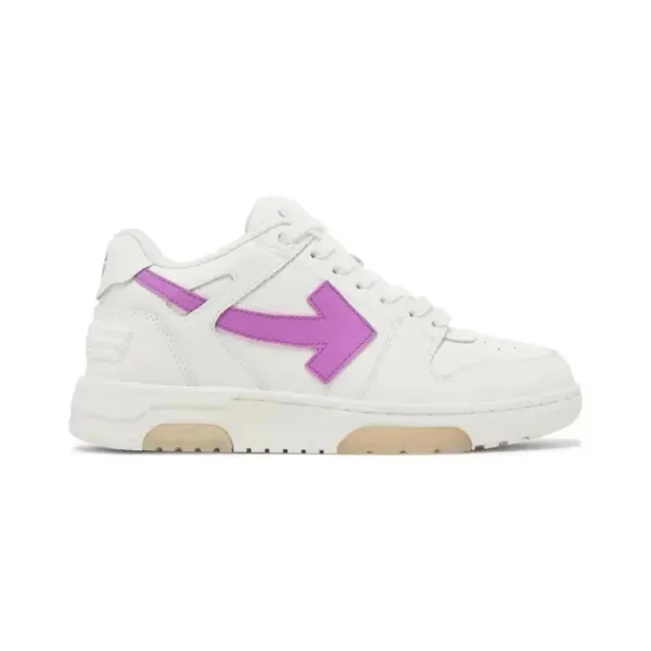Off-White Arrow Low White Purple Sneakers - 1